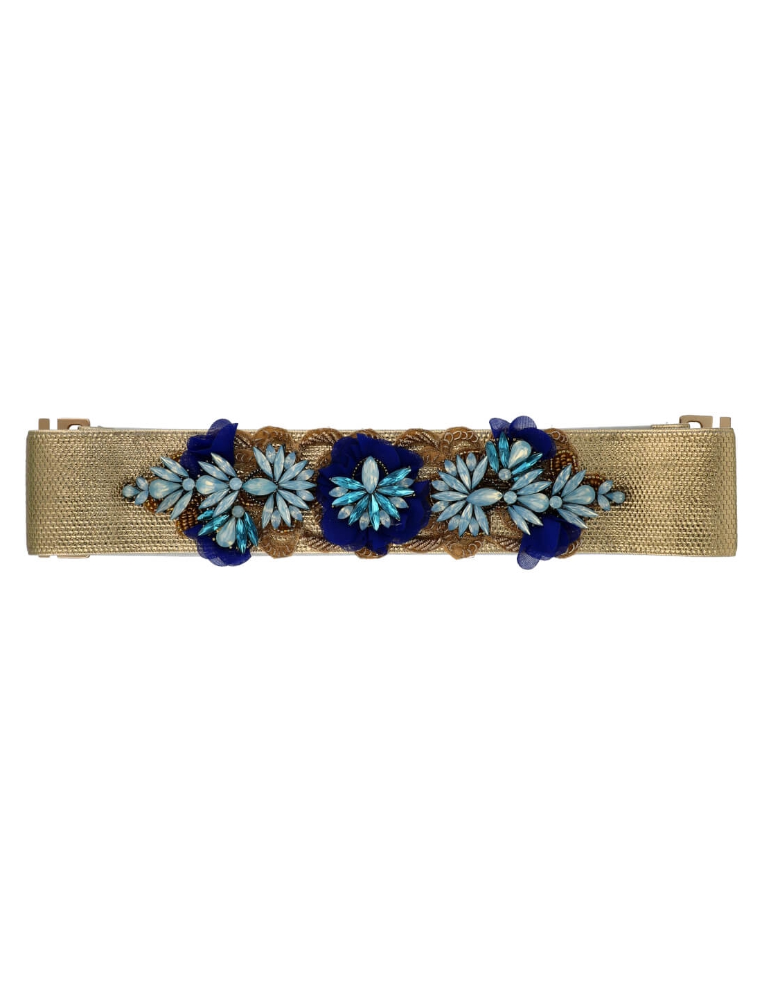 Cinturón de Fiesta Azul Saray - Cinturones para Vestidos - Flormoda