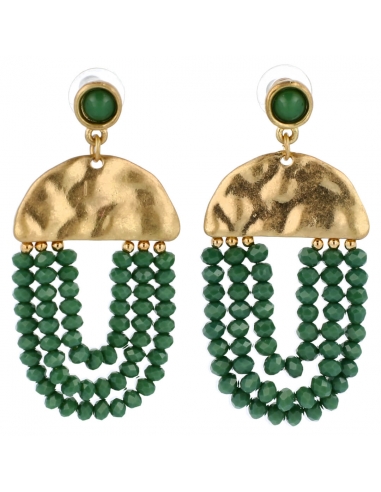 Earrings party green