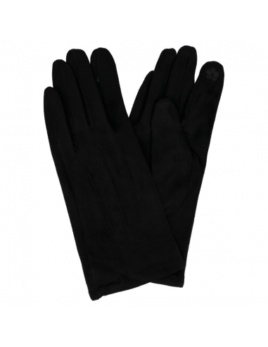 Dany Black Short Suede Gloves