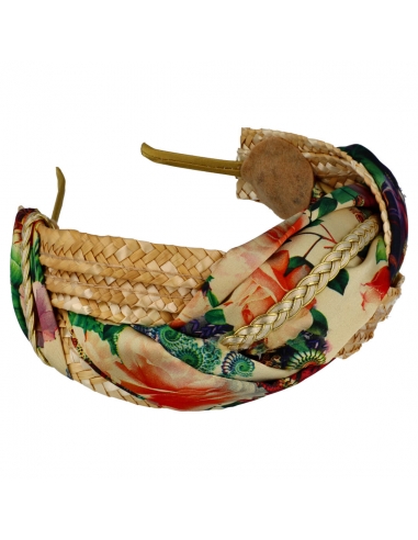 Raffia Headband Multicolored