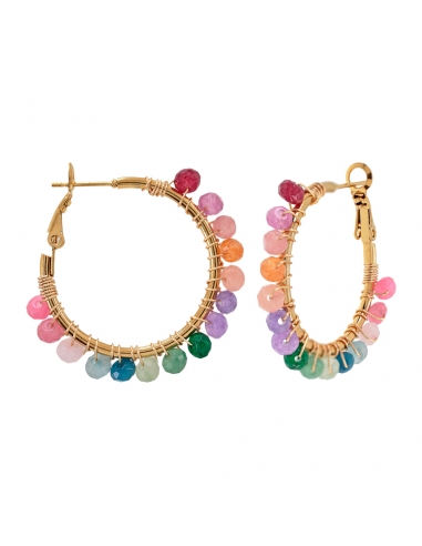 Hoop Earrings Multicolored