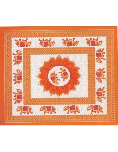 Mandala Tapestry Orange