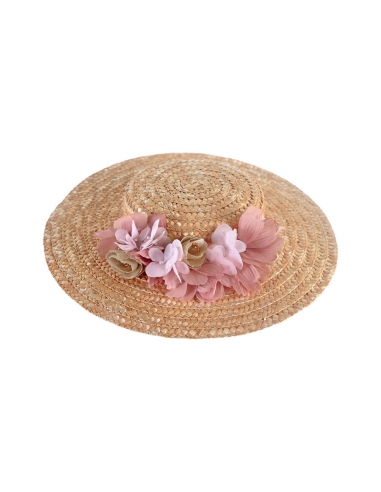 Pink Straw Hat Naria