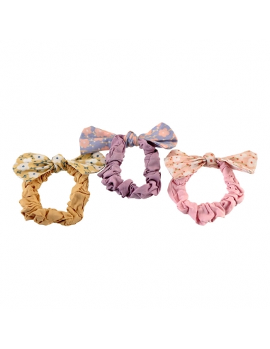 Set scrunchies 3 units for girl multicolored