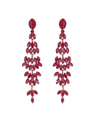 Red Party Earrings Aurora