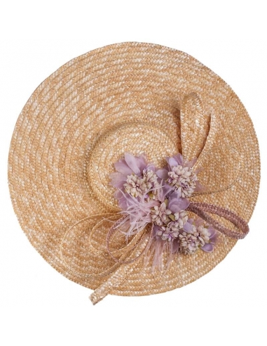 Flower Wedding Hat Lavanda