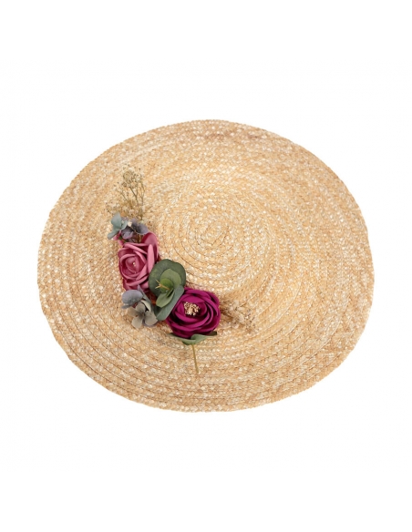 Multicolored Flower Wedding Hat Prado