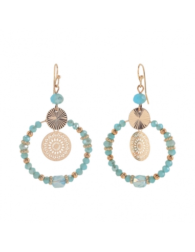 Tuquoise Party Earrings Faral.la
