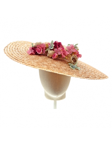 Fuchsia Wedding Hat Summer