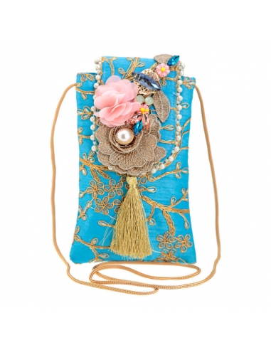 Turquoise Smartphone Party Bag