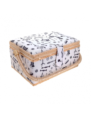 White&Black Sewing Kit Box