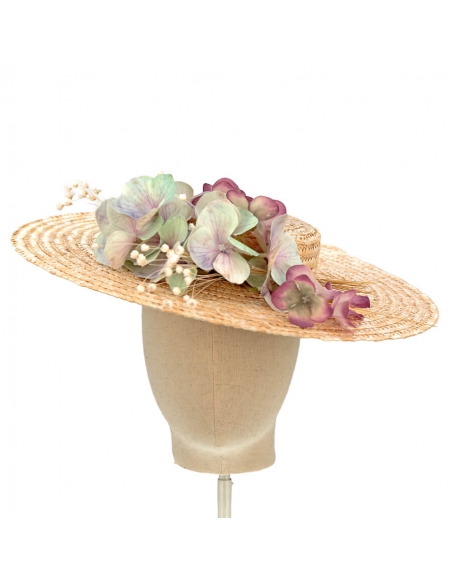 Flower Wedding Hat Hortensia