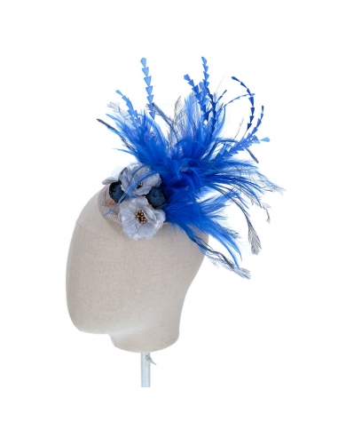 Blue Fascinator Headpiece Fashion for guest