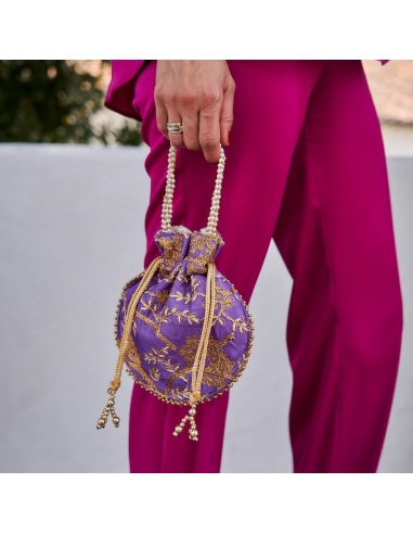 Delhi Bucket Bag Purple for Guest