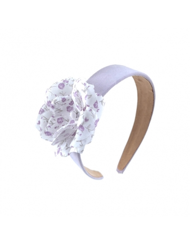 Mauve Flower Headband for Girl