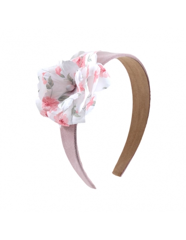 Pink Flower Girl Headband