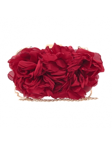 Red Flowers Clutch Bag