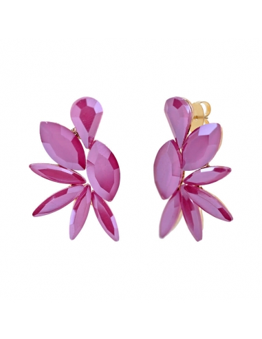 Atria Fuchsia Party Earrings