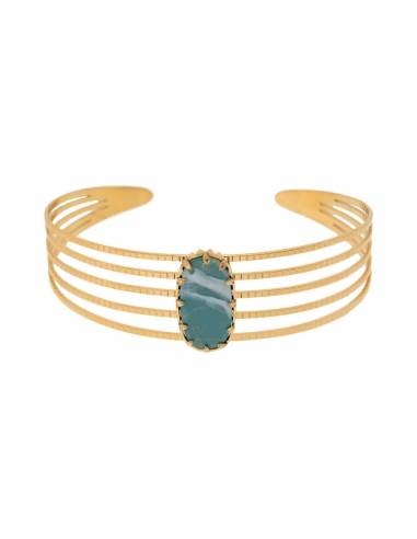 Turquoise & Golden Bracelet