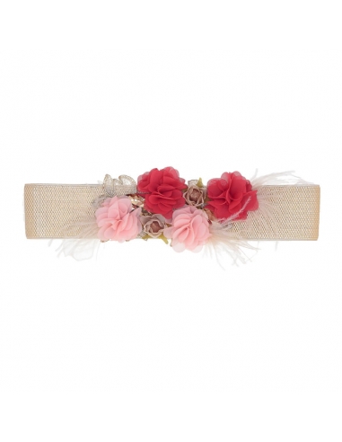 Andy Coral Flower Belt