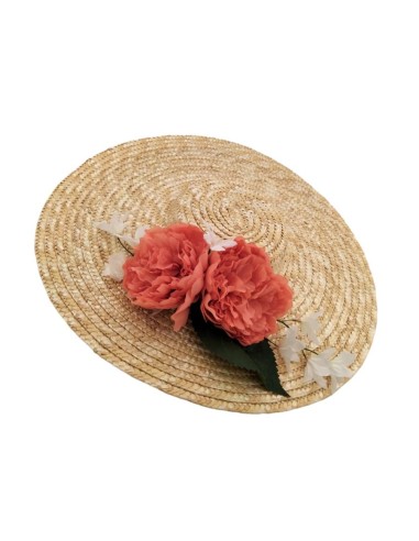 Orange Wedding Hat Noelia